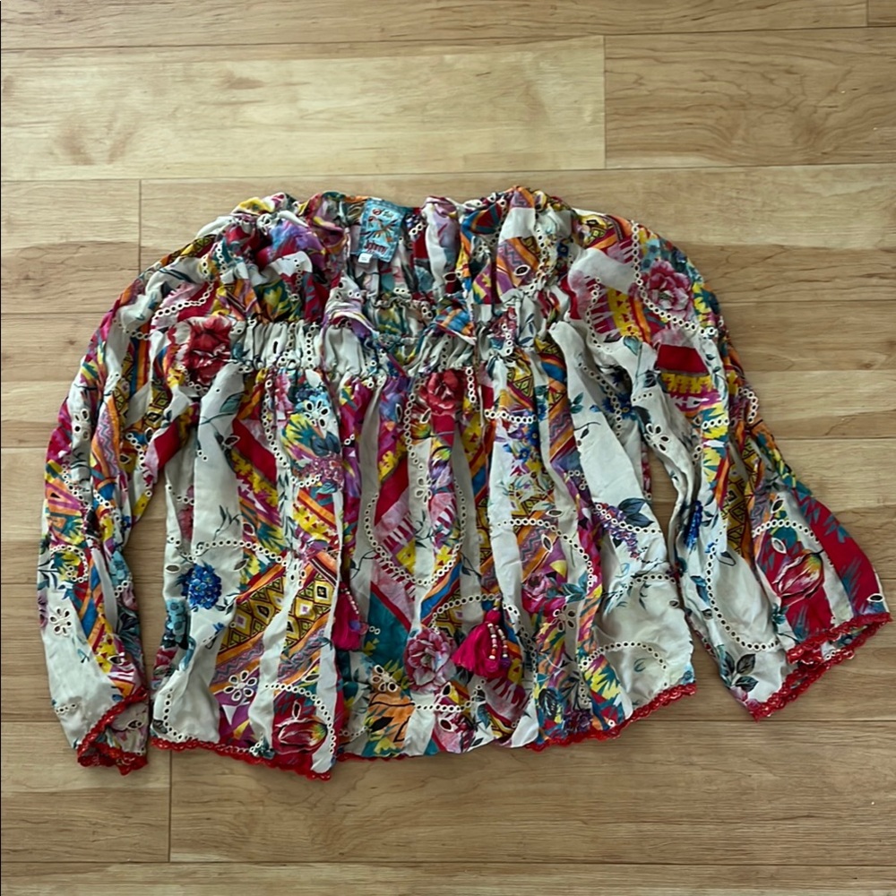 Johnny Was Long Sleeve Blouse